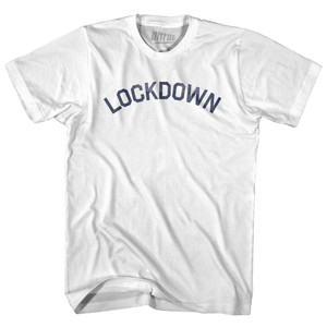 Lockdown Adult Cotton T-Shirt-White