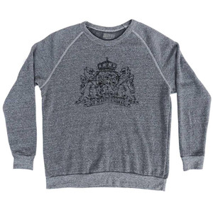 Holland Coat Adult Tri-Blend Sweatshirt - Athletic Grey