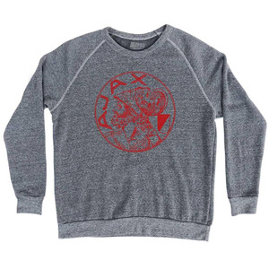 Ajax Amsterdam Adult Tri-Blend Sweatshirt - Athletic Grey Ajax Amsterdam Adult Tri-Blend Sweatshirt - Athletic Grey