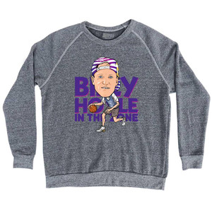 Billy Hoyle Caricature Adult Tri-Blend Sweatshirt - Athletic Grey Billy Hoyle Caricature Adult Tri-Blend Sweatshirt - Athletic Grey