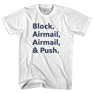 Cornhole Game Plan Block Airmail Airmail Push Youth Cotton T-Shirt-White Cornhole Game Plan Block Airmail Airmail Push Youth Cotton T-Shirt-White