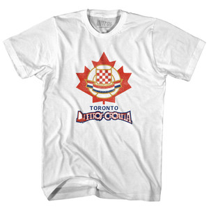 Toronto Metros Croatia Adult Cotton T-Shirt - White