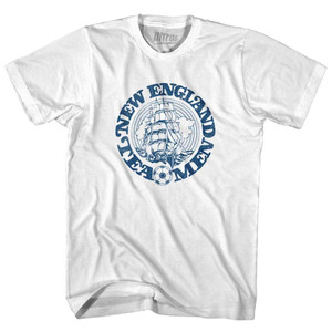 New England Tea Men Youth Cotton T-Shirt - White New England Tea Men Youth Cotton T-Shirt - White