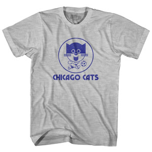 Chicago Cats Youth Cotton T-Shirt - Grey Heather