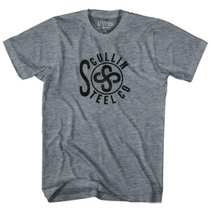 Scullin Steel Co Adult Tri-Blend T-Shirt - Athletic Grey
