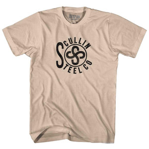 Scullin Steel Co Adult Cotton T-Shirt - Creme Scullin Steel Co Adult Cotton T-Shirt - Creme