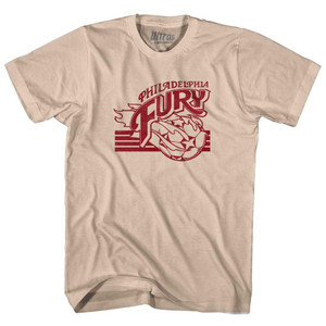 Philadelphia Fury Adult Cotton T-Shirt - Creme Philadelphia Fury Adult Cotton T-Shirt - Creme