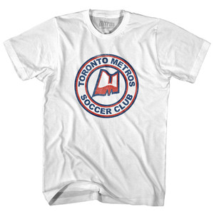 Toronto Metros Soccer Club Womens Cotton Junior Cut T-Shirt - White Toronto Metros Soccer Club Womens Cotton Junior Cut T-Shirt - White