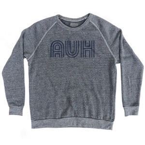 Abu Dhabi AUH Airport Adult Tri-Blend Sweatshirt - Heather Grey