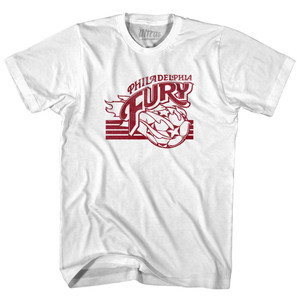 Philadelphia Fury Womens Cotton Junior Cut T-Shirt - White