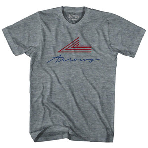 New York Arrows Cursive Womens Tri-Blend Junior Cut T-Shirt - Athletic Grey New York Arrows Cursive Womens Tri-Blend Junior Cut T-Shirt - Athletic Grey
