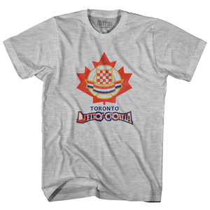 Toronto Metros Croatia Womens Cotton Junior Cut T-Shirt-Grey Heather Toronto Metros Croatia Womens Cotton Junior Cut T-Shirt-Grey Heather