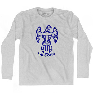 Toronto Falcons Adult Cotton Long Sleeve T-Shirt-Grey Heather