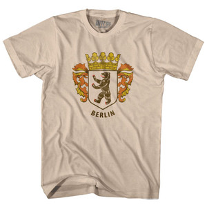 Berlin Coat Of Arms Adult Cotton T-Shirt - Creme