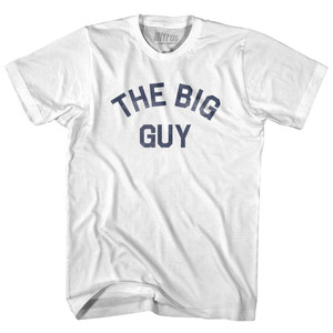 The Big Guy Youth Cotton T-Shirt - White The Big Guy Youth Cotton T-Shirt - White