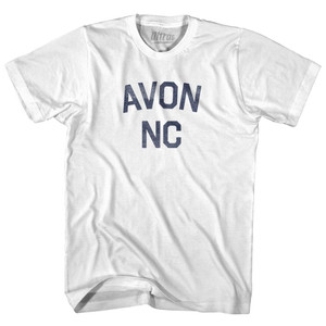 Avon Nc Adult Cotton T-Shirt - White