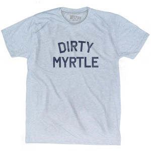 Dirty Myrtle Adult Tri-Blend T-Shirt - Athletic White