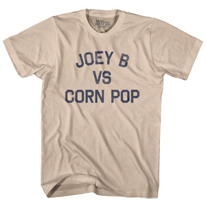 Joey B Vs Corn Pop Adult Cotton T-Shirt - Creme Joey B Vs Corn Pop Adult Cotton T-Shirt - Creme