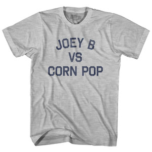 Joey B Vs Corn Pop Adult Cotton T-Shirt - Grey Heather