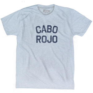 Cabo Rojo Adult Tri-Blend T-Shirt - Athletic White