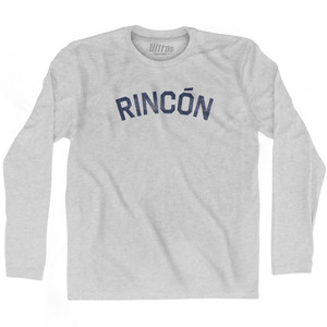Rincon Adult Cotton Long Sleeve T-Shirt - Grey Heather