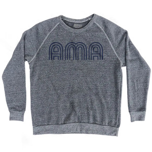 Amarillo AMA Airport Adult Tri-Blend Sweatshirt - Athletic Grey