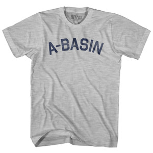 A Basin Womens Cotton Junior Cut T-Shirt - Grey Heather