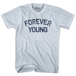 Forever Young Adult Tri-Blend T-shirt - Athletic White