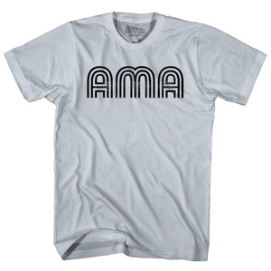 Amarillo AMA Airport Adult Cotton T-shirt - Slver Amarillo AMA Airport Adult Cotton T-shirt - Slver
