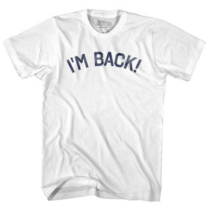 I'm Back Youth Cotton T-shirt-White