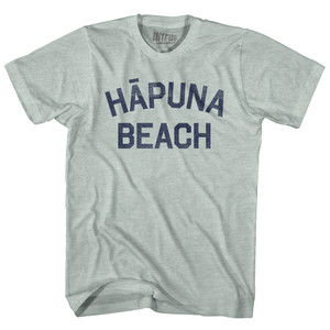 Hapuna Beach Adult Tri-Blend T-shirt - Athletic Cool Grey