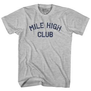Mile High Club Youth Cotton T-shirt-Grey Heather Mile High Club Youth Cotton T-shirt-Grey Heather