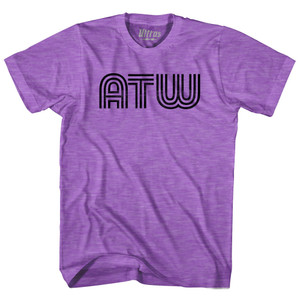Appleton Airport ATW Adult Tri-Blend T-shirt - Heather Purple Appleton Airport ATW Adult Tri-Blend T-shirt - Heather Purple