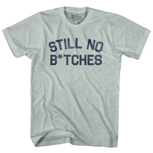 Still No Btches Adult Tri-Blend T-shirt - Athletic Cool Grey
