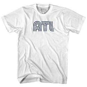 Atlanta Airport ATL Womens Cotton Junior Cut T-Shirt - White