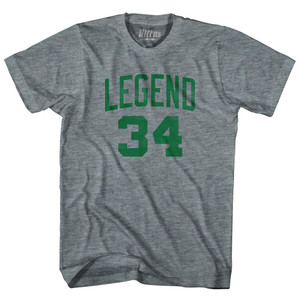Legend 34 Adult Tri-Blend T-Shirt - Athletic Grey Legend 34 Adult Tri-Blend T-Shirt - Athletic Grey