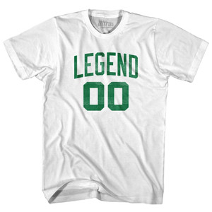 Legend 00 Adult Cotton T-Shirt - White