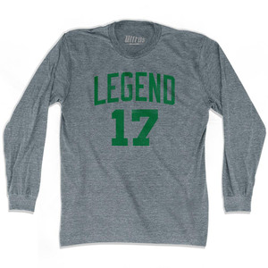 Legend 17 Adult Tri-Blend Long Sleeve T-Shirt - Athletic Grey