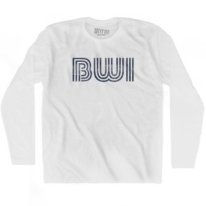 Baltimore Airport BWI Adult Cotton Long Sleeve T-shirt - White