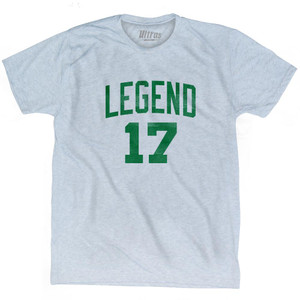 Legend 17 Adult Tri-Blend T-Shirt - Athletic White