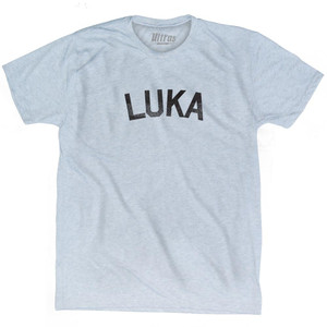 Luka Adult Tri-Blend T-Shirt - Athletic White