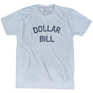 Dollar Bill Adult Tri-Blend T-Shirt - Athletic White