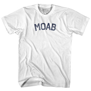 Moab Adult Cotton T-Shirt - White