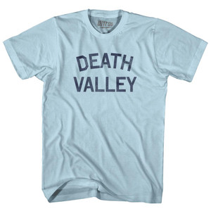 Death Valley Adult Cotton T-Shirt - Light Blue