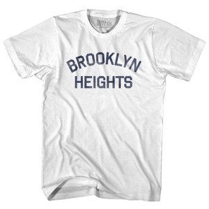 Brooklyn Heights Adult Cotton T-Shirt - White Brooklyn Heights Adult Cotton T-Shirt - White