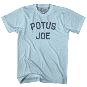Potus Joe Adult Cotton T-Shirt - Light Blue