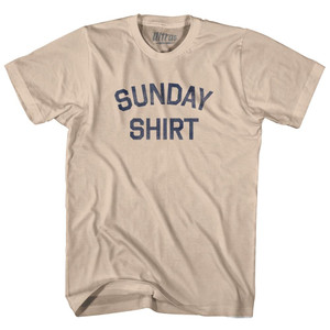 Sunday Shirt Adult Cotton T-Shirt - Creme