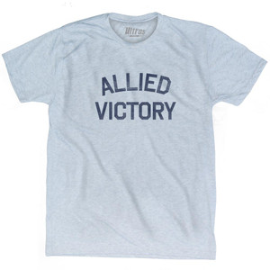 Allied Victory Adult Tri-Blend T-Shirt - Athletic White