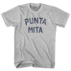 Punta Mita Adult Cotton T-Shirt - Grey Heather