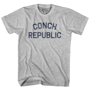 Conch Repubilc Youth Cotton T-Shirt - Grey Heather Conch Repubilc Youth Cotton T-Shirt - Grey Heather